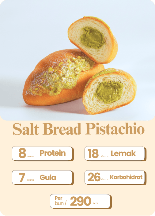 Salt Bread Pistachio